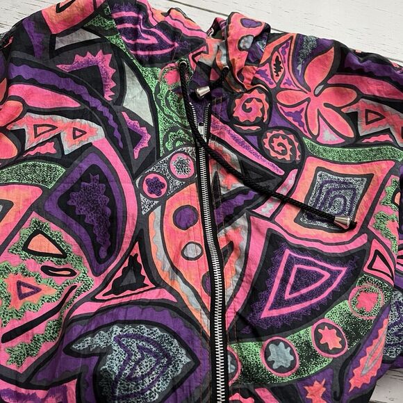 Vintage Speedo Authentic Fitness Windbreaker Jacket Women’s Large Pink - Picture 5 of 7